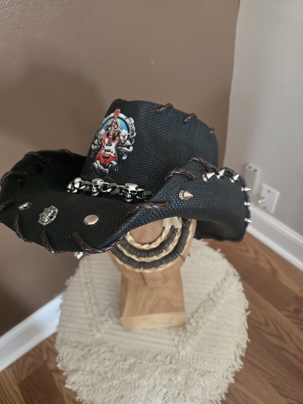 Rocker Studded Cowboy Hat. Brand New! - Picture 9 of 13